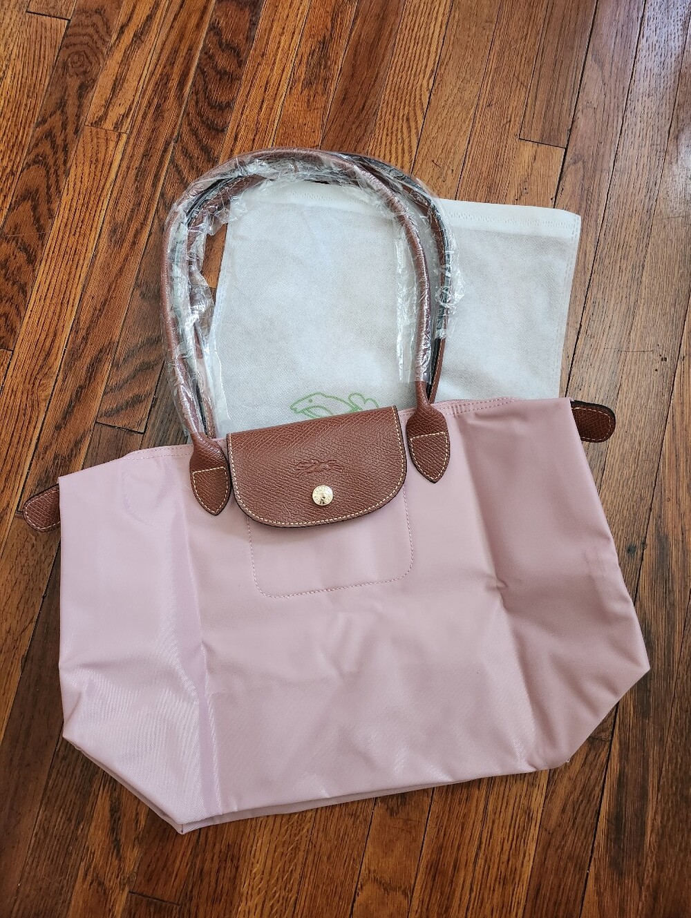 Longchamp Blush Pink MEDIUM tote Bag NWT